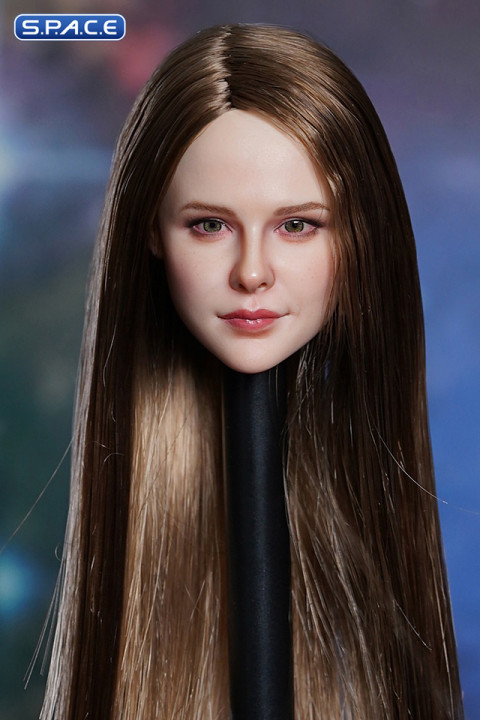 1/6 Scale Chloe Head Sculpt (brown hair)
