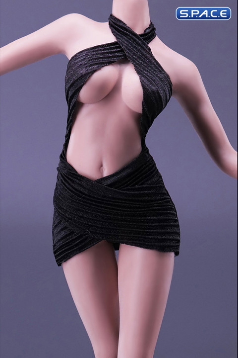 1/6 Scale Cocktail Dress (black)