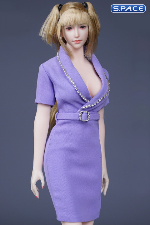 1/6 Scale Secretary Clothing Set (purple)