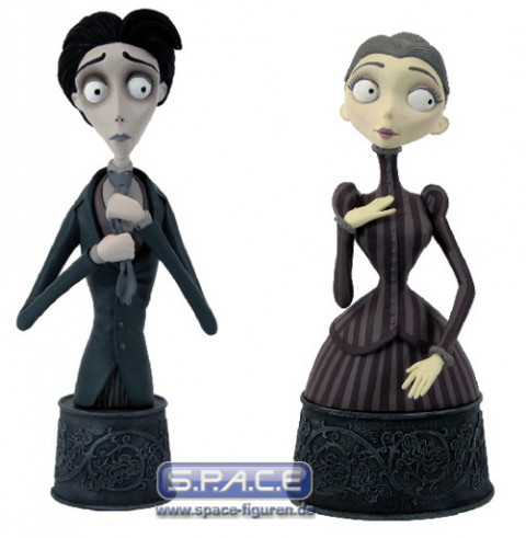 2er Set: Victor und Victoria Bust (Corpse Bride)