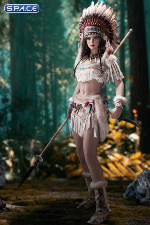 1/6 Scale White Mohegan Huntress Attire