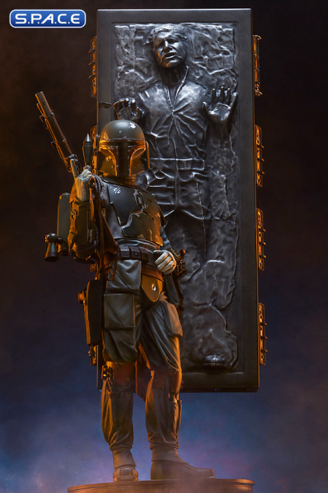 Boba Fett and Han Solo in Carbonite Premium Format Figure (Star Wars)