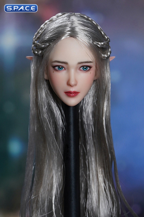 1/6 Scale Alaniel Head Sculpt (silver hair with braid)