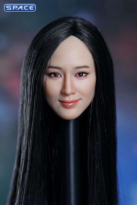 1/6 Scale Kirumi Head Sculpt (long black hair)