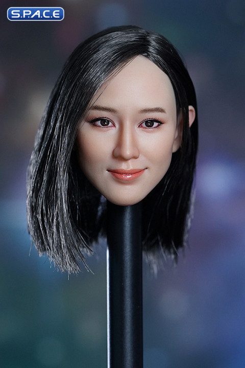 1/6 Scale Kirumi Head Sculpt (short black hair)