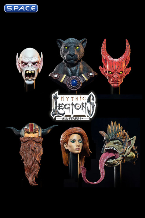 All Stars 5 Head Pack (Mythic Legions)