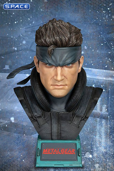 1:1 Solid Snake Life-Size Bust (Metal Gear)