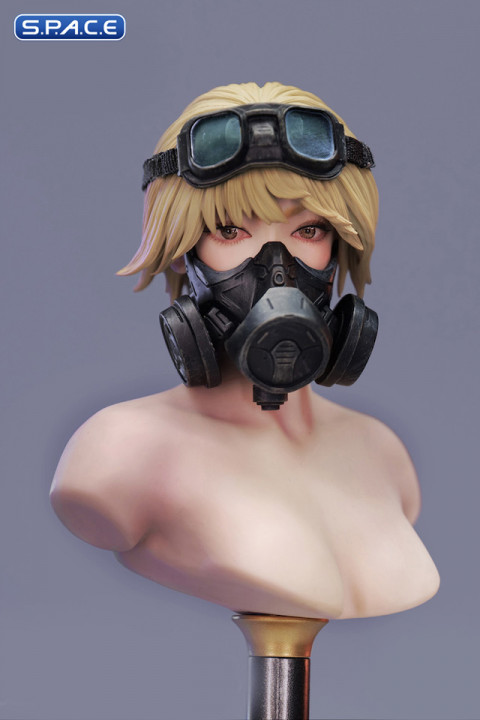 1/6 Scale Anna The Border Hunter Head Sculpt with gas mask