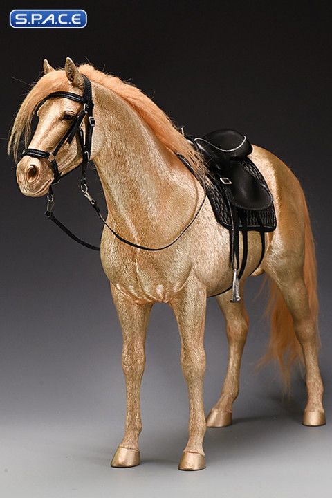 1/6 Scale Dutch Warmblood Horse (golden)