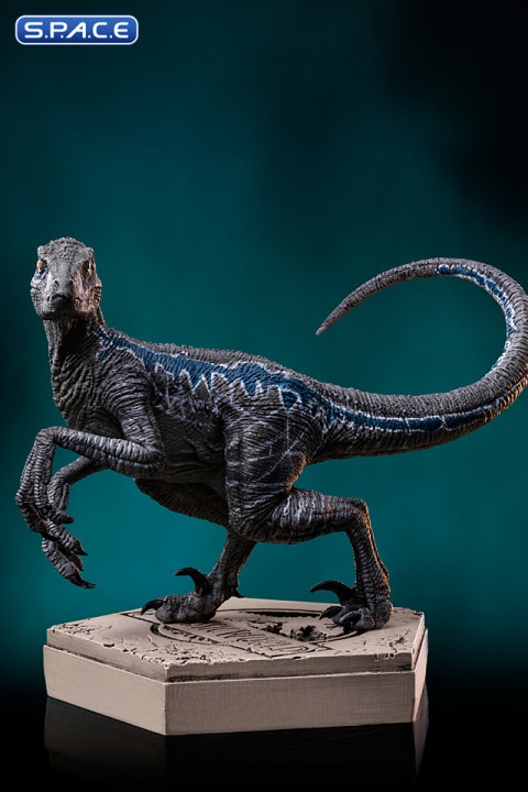 Velociraptor Blue B Jurassic Park Icons Mini-Statue (Jurassic Park)