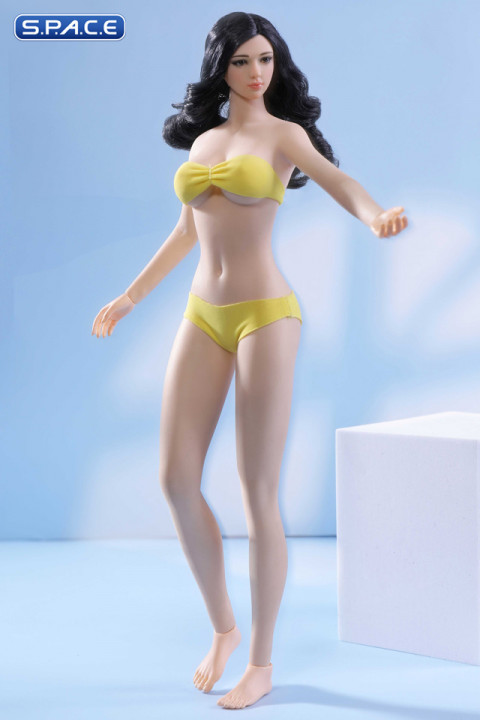 1/6 Scale Seamless female Body S48 with head sculpt (medium breast/pale)