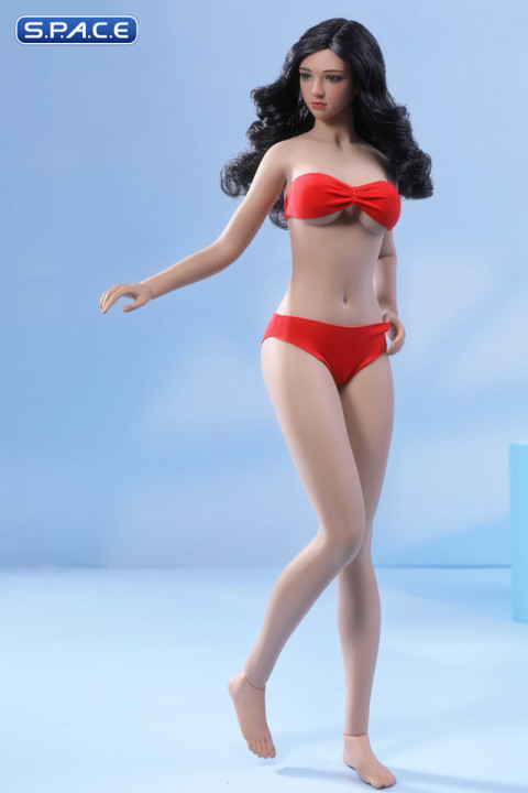 1/6 Scale Seamless female Body S49 with head sculpt (medium breast/suntan)