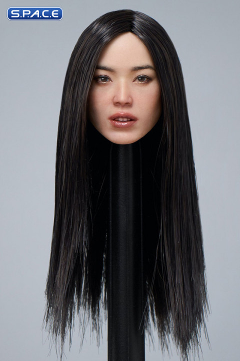 1/6 Scale Michiko Head Sculpt (long brown hair)