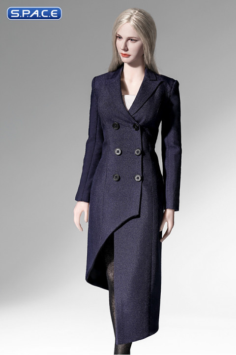1/6 Scale Womens Spring Coat (blue)