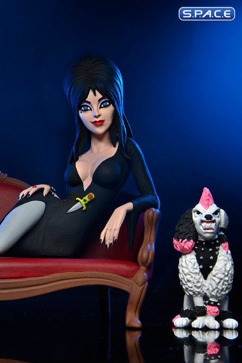 Toony Terrors Elvira on Couch (Elvira - Mistress of the Dark)