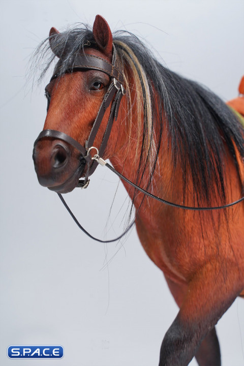 1/6 Scale Mongolian Horse (red)