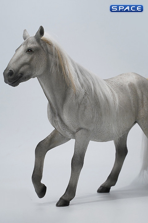 1/6 Scale jog trot Mongolian Horse (grey)