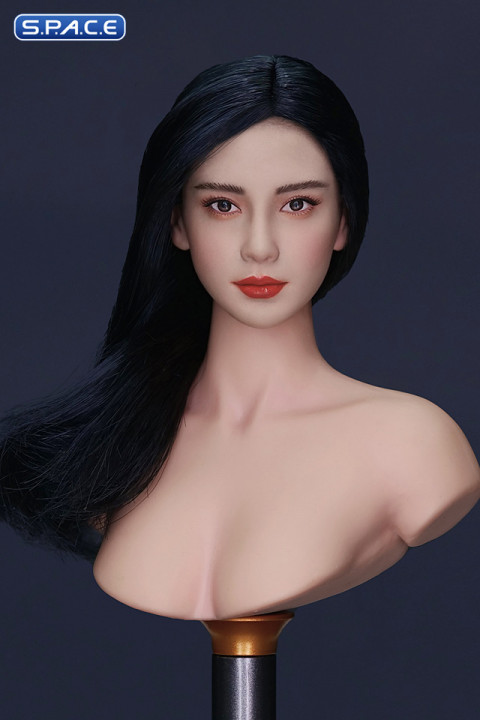 1/6 Scale Lenya Head Sculpt (black hair)