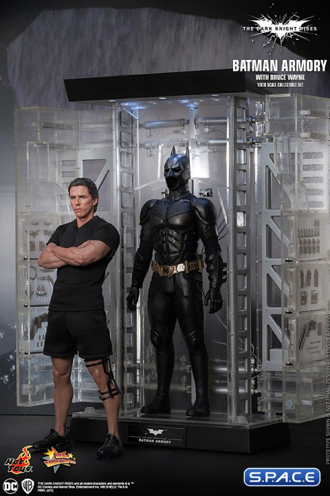 1/6 Scale Batman Armory with Bruce Wayne Movie Masterpiece MMS702 ...