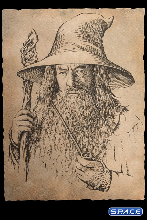 Gandalf Portrait Art Print (The Hobbit)