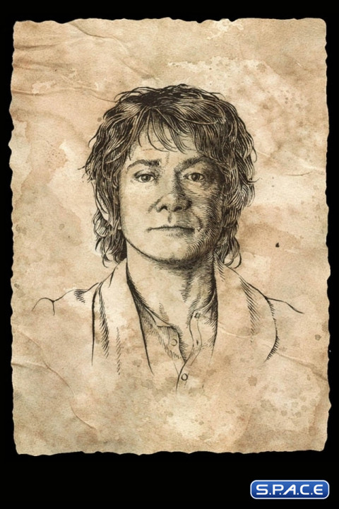 Bilbo Baggins Portrait Art Print (The Hobbit)