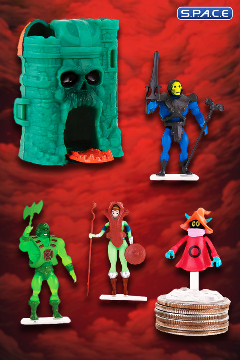 5er Satz: MOTU Wave 2 World’s Smallest Micro Action Figures (Masters of the Universe)