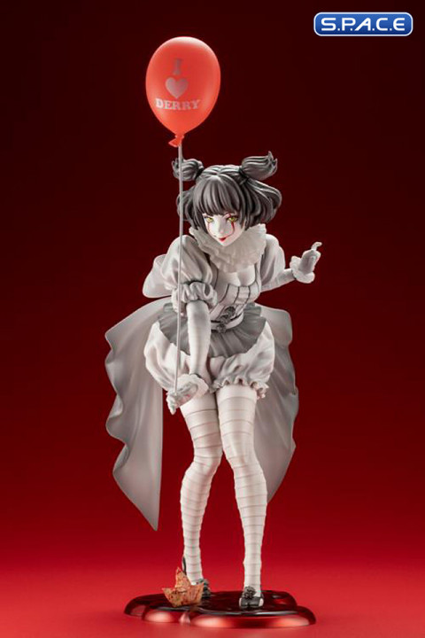 1/7 Scale Pennywise Bishoujo PVC Statue - Monochrome Version (It)