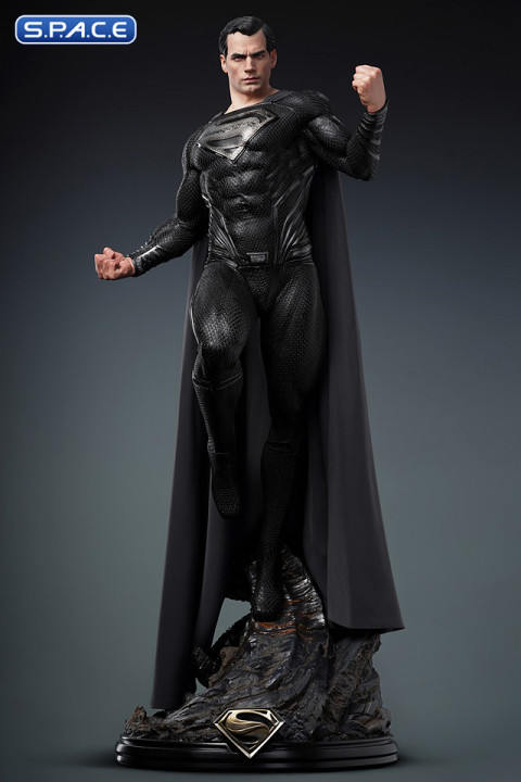 1/3 Scale Black Superman Statue (Justice League)