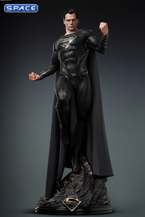 1/3 Scale Black Superman Statue - Premium Version (Justice League)