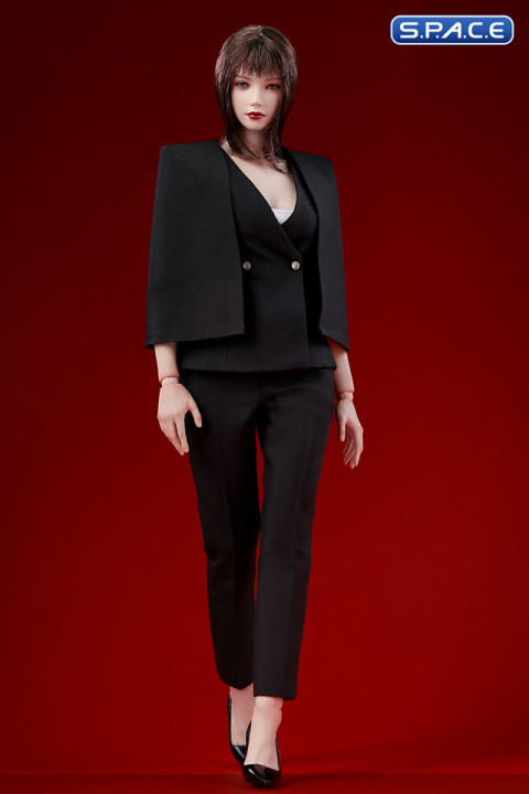 1/6 Scale female Office Business Suit (black)