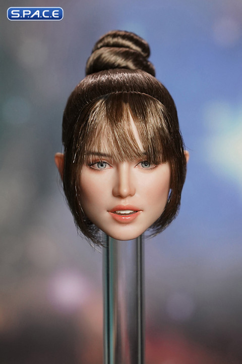 1/6 Scale Megan Head Sculpt (brown hair)