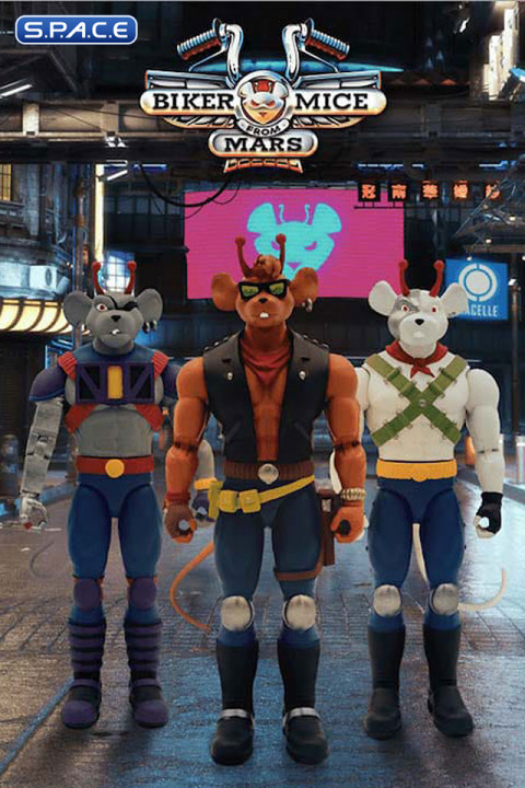 3er Komplettsatz: Biker Mice From Mars Serie 1 (Biker Mice from Mars)