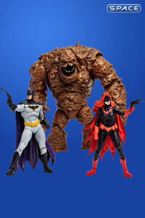 Clayface, Batman & Batwoman from DC Rebirth 3-Pack Gold Label Collection (DC Multiverse)