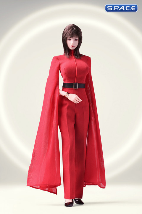 1/6 Scale Evening Gown Set (red)
