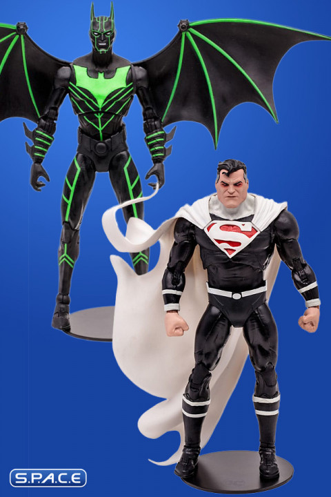 Batman Beyond vs. Justice Lord Superman from Batman Beyond 2.0 2-Pack (DC Multiverse)