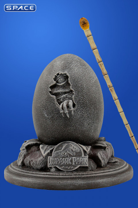 Velociraptor Egg Statue & Cane Replica (Jurassic Park)