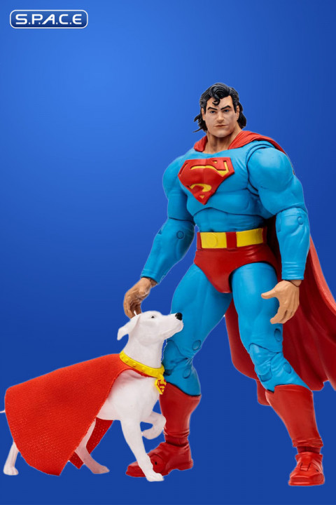 Superman & Krypto from Return of Superman McFarlane Collector Edition (DC Multiverse)