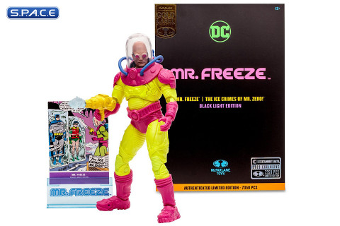 Mr. Freeze from The Ice Crimes of Mr. Zero - Black Light Edition