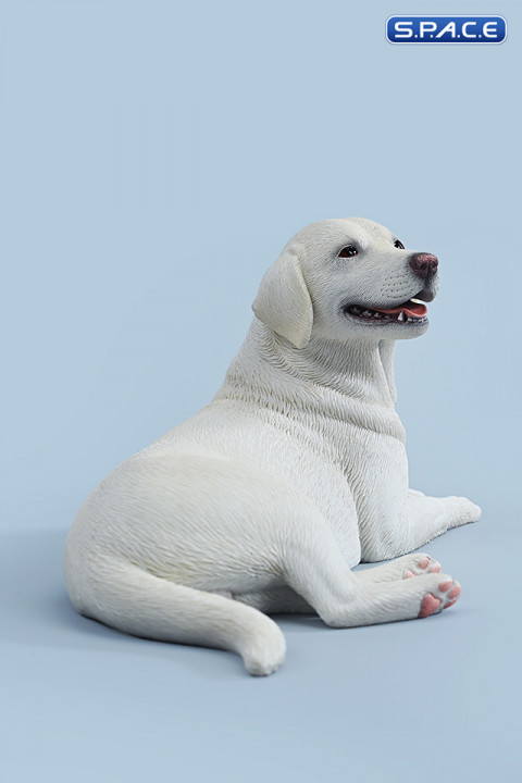 1/6 Scale lying Labrador (white)
