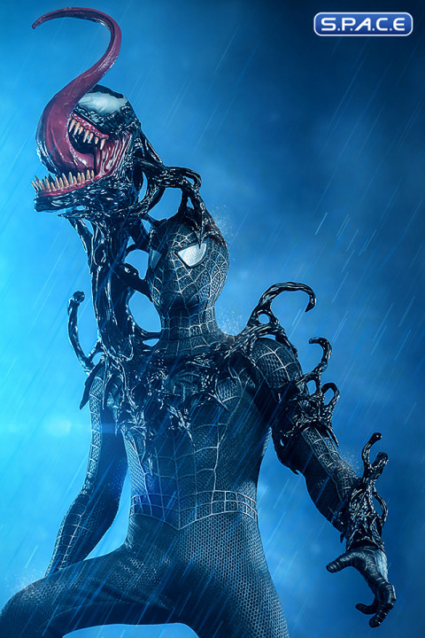 1/6 Scale Spider-Man Black Suit Deluxe Version Movie Masterpiece MMS728 (Spider-Man 3)