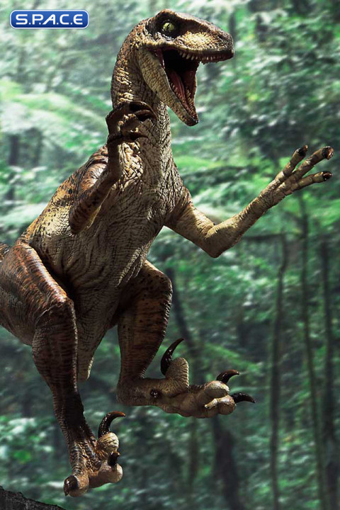 1/10 Scale Velociraptor Jump Prime Collectibles Figures Statue (Jurassic Park)