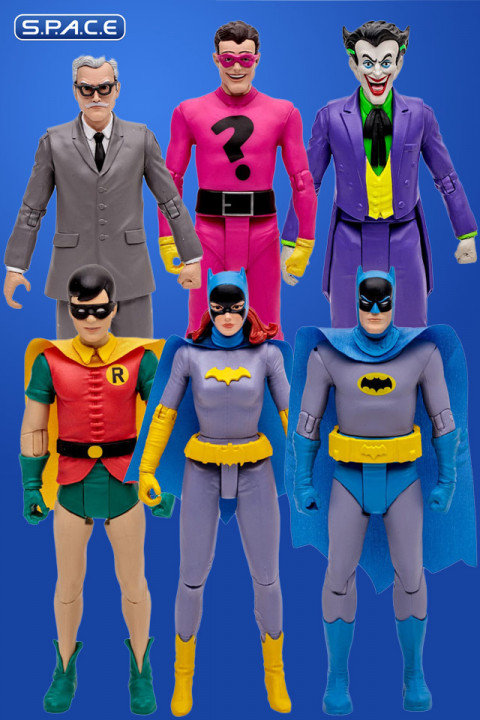 Complete Set of 6: The New Adventures of Batman (DC Retro)