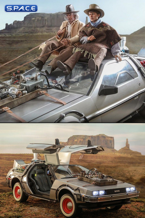 1/6 Scale DeLorean Time Machine MMS738 Movie Masterpiece (Back to the Future 3)