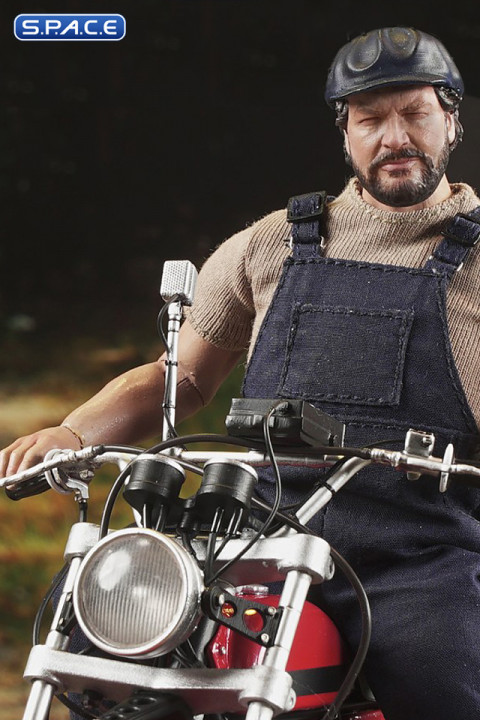 1/12 Scale Bud Spencer as Ben on Tuareg Moto Zodiaco (Watch Out, Were Mad)