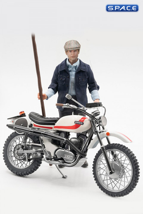 1/12 Scale Terence Hill as Kid on Ossa 250 AE73 Enduro (Watch Out, Were Mad)