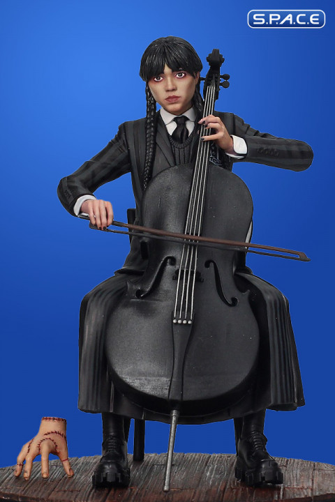 Wednesday with Cello PVC Statue (Wednesday)