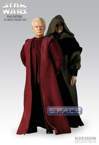 12 Chancellor Palpatine & Darth Sidious Figure Set (Star Wars)