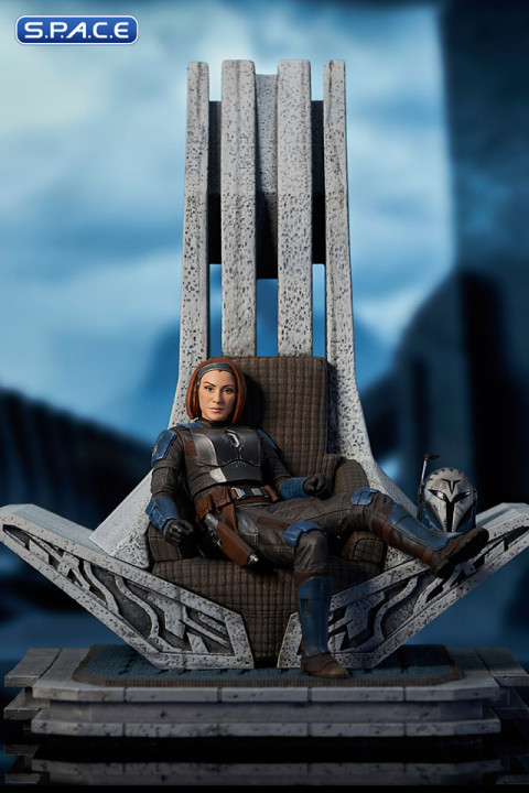 Bo-Katan Kryze on Throne Premier Collection Statue (The Mandalorian)