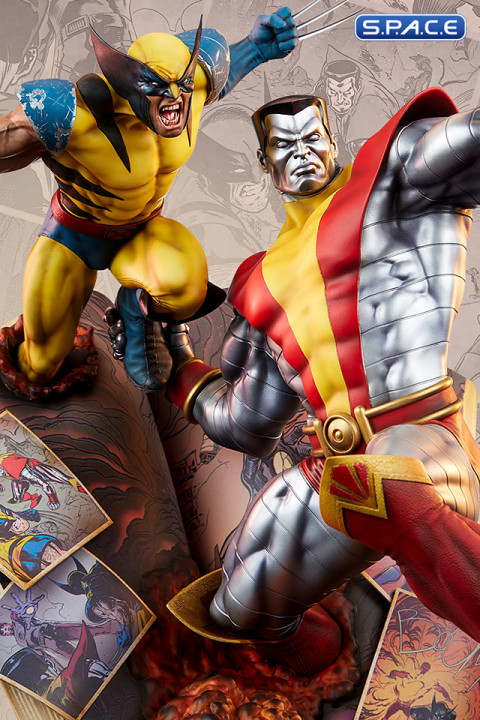 Colossus & Wolverine Fastball Special Statue (Marvel)