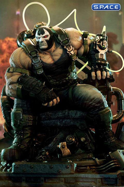 1/4 Scale Bane on Throne from Batman: City of Bane Deluxe Throne Legacy Statue - Bonus Version (DC Comics)